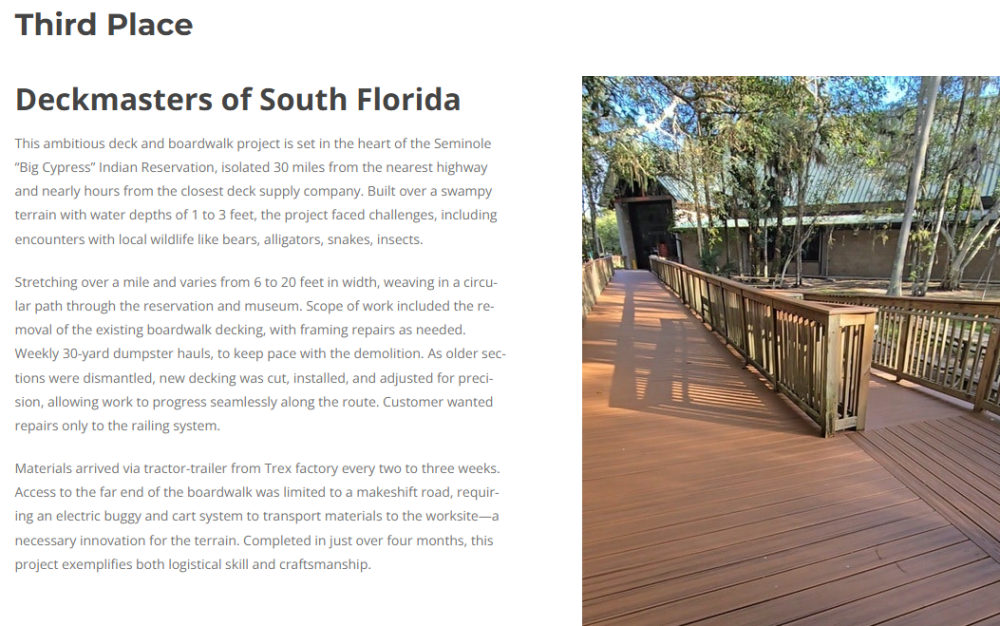NADRA Third Place Winner — Deckmasters of South Florida