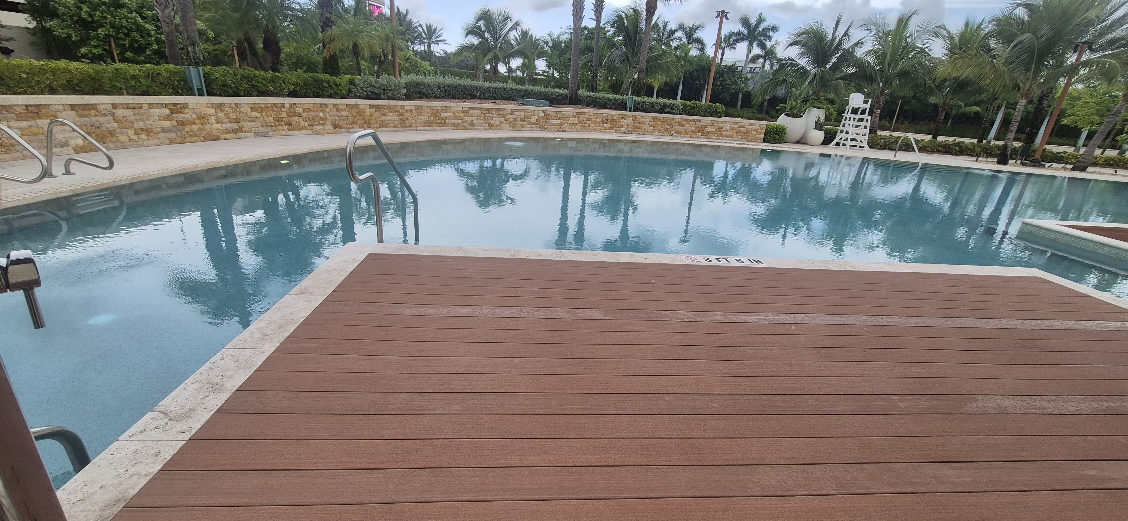 Hard Rock Guitar Hotel composite decking project