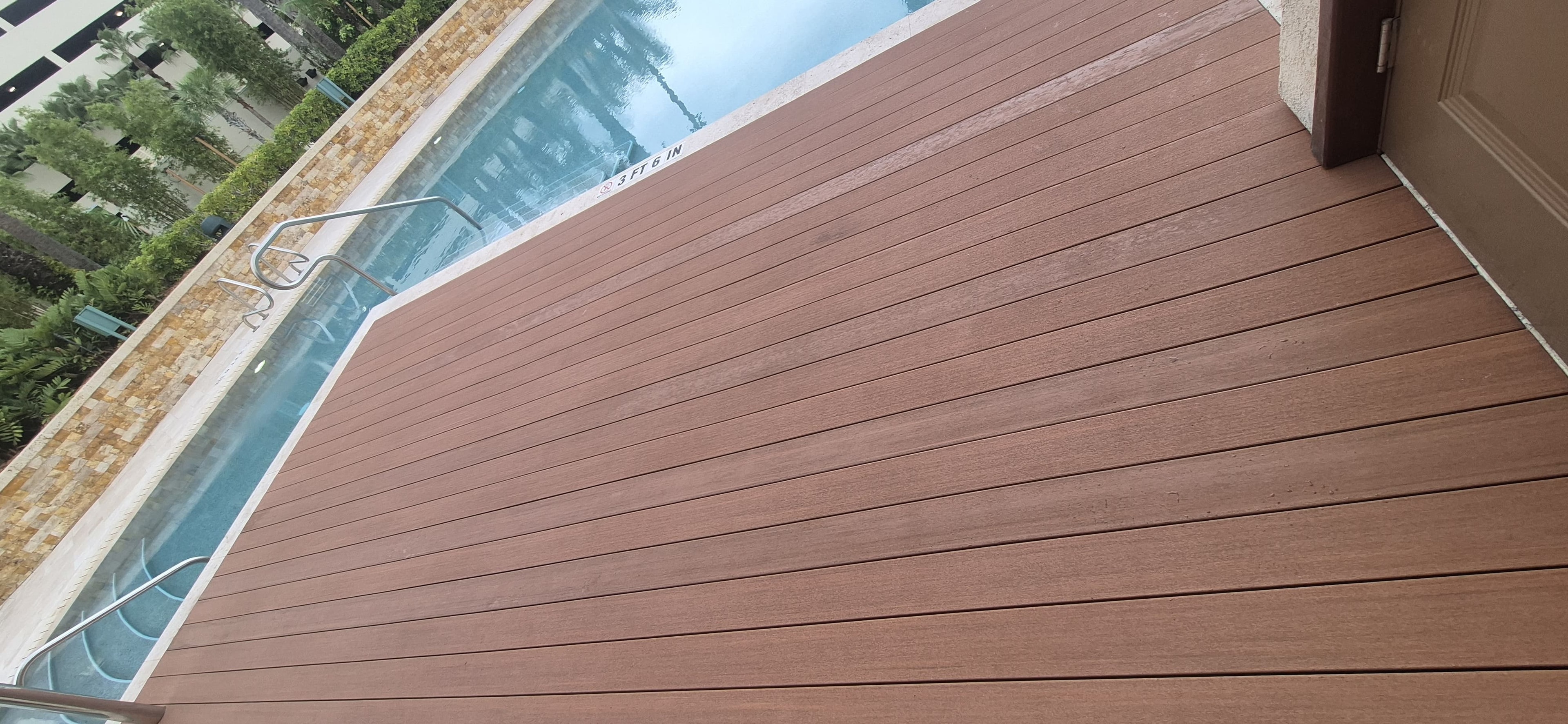 Hard Rock Guitar Hotel composite decking project